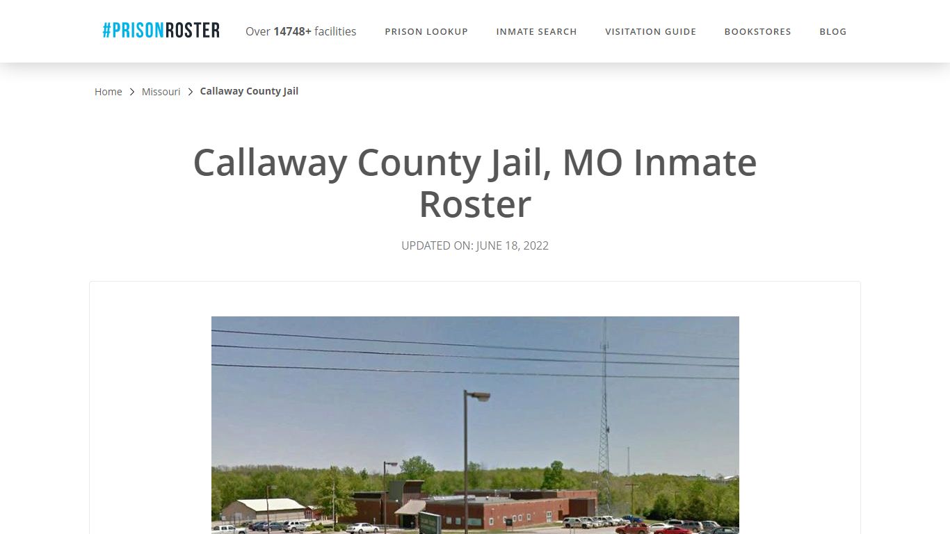 Callaway County Jail, MO Inmate Roster